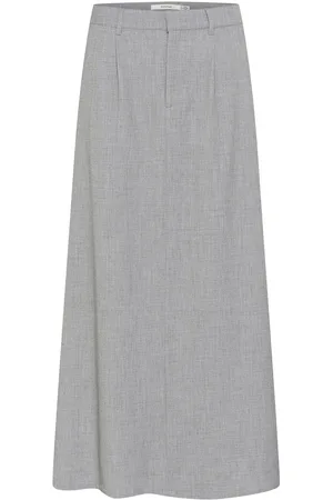 Gestuz Callagz Hw Skirt Skirts Maxi Skirts Grey
