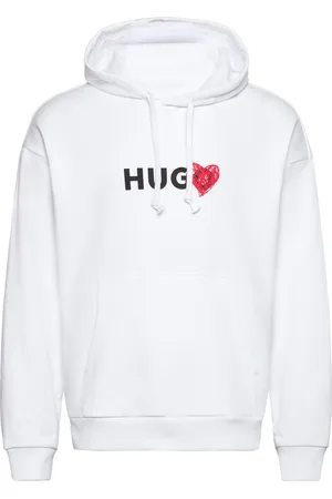 HUGO BOSS Dewgili Tops Sweat-shirts & Hoodies Hoodies White