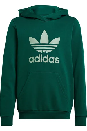 adidas Trefoil Hoodie Tops Sweat-shirts & Hoodies Hoodies Green