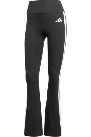 adidas Opt Ess 3S Flar Sport Sport Clothing Sport Tights Sport Leggings Black