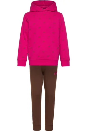 Nike T8-French Terry Pant Set Sport Sweatsuits Pink