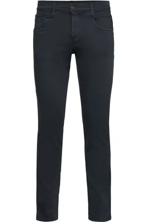 Replay Anbass Trousers Slim Hyperflex Colour Xlite Bottoms Trousers Casual Blue
