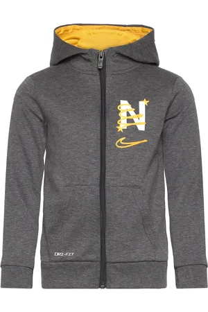 Nike Dh-Dri-Fit Full Zip Hoody Sport Sweat-shirts & Hoodies Hoodies Grey