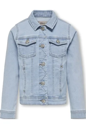 ONLY Kmgsara Light Blue Dnm Jacket Noos Outerwear Jackets & Coats Denim & Corduroy Blue