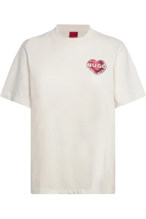 HUGO BOSS Vintage Tee_14 Tops T-shirts & Tops Short-sleeved White