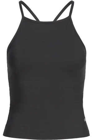 Casall Built-In-Bra Halterneck Tank Sport Sport Clothing Sports Tops & T-shirts Sport Tank Tops Black