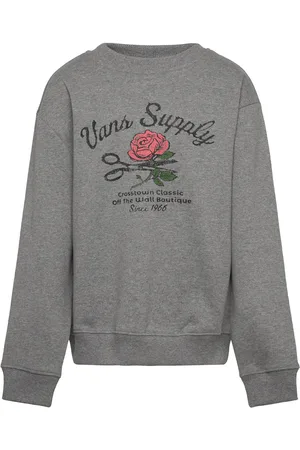 Vans Supply Boutique Crew Tops Sweat-shirts & Hoodies Sweat-shirts Grey
