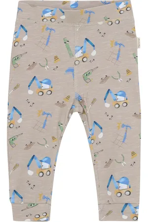 Minymo Pants Aop Bottoms Sweatpants Grey