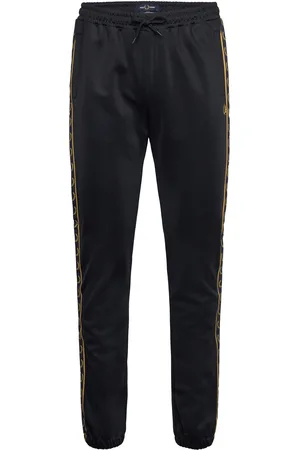 Fred Perry Seasonal Taped Trk Pant Bottoms Sweatpants Black