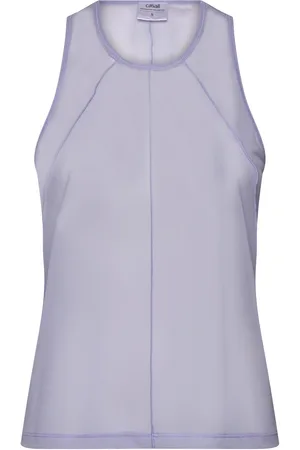 Casall Seam Detail Mesh Tank Sport Sport Clothing Sports Tops & T-shirts Sport Tank Tops Purple