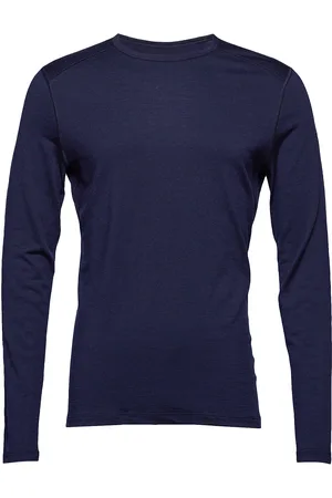Icebreaker M 200 Oasis Ls Crewe Sport Base Layer Tops Blue