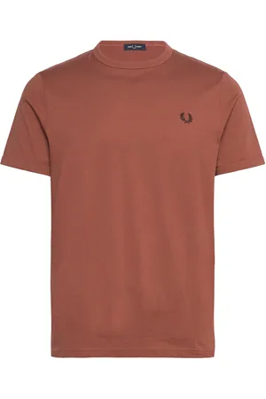 Fred Perry Ringer T-Shirt Tops T-shirts Short-sleeved Brown