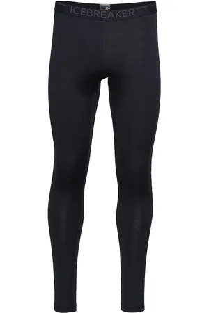 Icebreaker Men Merino 200 Oasis Leggings Bottoms Base Layer Bottoms Black