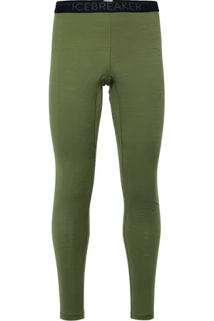 Icebreaker Men Merino 200 Oasis Leggings Bottoms Base Layer Bottoms Green