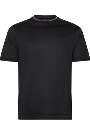Emporio Armani T-Shirt Tops T-shirts Short-sleeved Black
