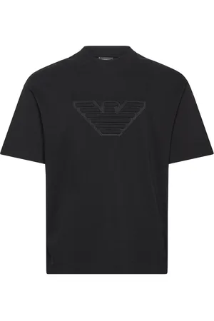 Emporio Armani T-Shirt Tops T-shirts Short-sleeved Black