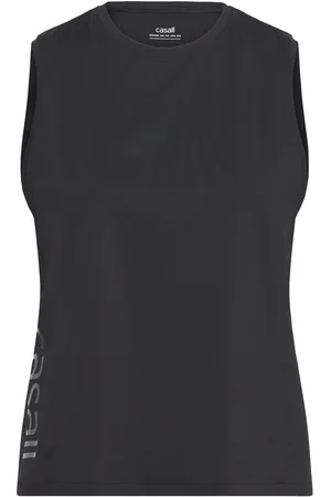 Casall Graphic Tank Sport Sport Clothing Sports Tops & T-shirts Sport Tank Tops Black