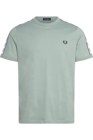 Fred Perry Taped Ringer T-Shirt Tops T-shirts Short-sleeved Blue