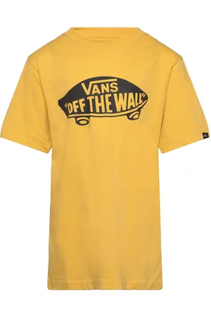 Vans Style 76 Ss Tops T-shirts Short-sleeved Yellow