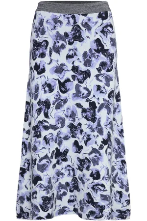 Rodebjer Flora Ditsy Skirts Maxi Skirts Purple