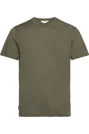Icebreaker Men Merino 150 Tech Lite Ss Tee Tops T-shirts Short-sleeved Khaki Green