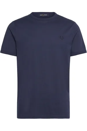 Fred Perry Ringer T-Shirt Tops T-shirts Short-sleeved Navy