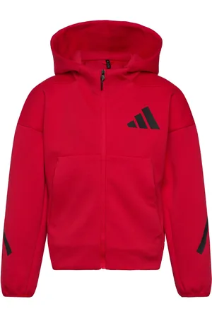adidas J Z.n.e.fz Tops Sweat-shirts & Hoodies Hoodies Red