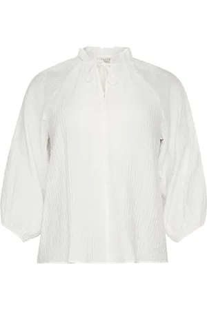 Kaffe Kclinna Blouse Tops Blouses Long-sleeved Cream