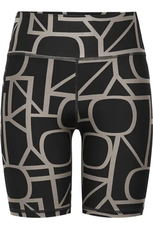 ONLY Onpfont-2 Hw Aop Pck Shorts Sport Women Sport Clothing Sport Tights Sport Training Tights Black