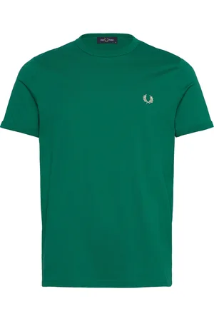 Fred Perry Ringer T-Shirt Tops T-shirts Short-sleeved Green
