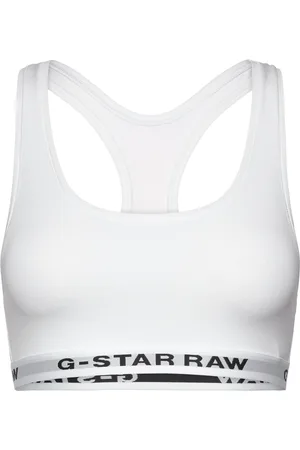G-Star Bralette Wmn Lingerie Bras & Tops Soft Bras Bralette White