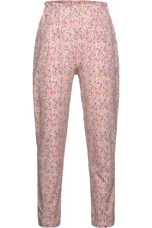 Minymo Pants Aop Bottoms Trousers Pink