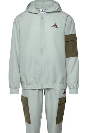adidas M Wv Crg Ts Sport Sport Clothing Sport Sweat-shirts & Hoodies Sport Tracksuits-sets Green