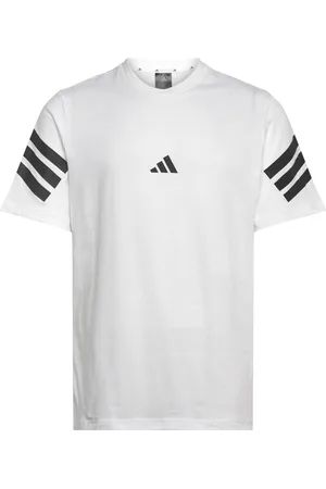 adidas M Fi 3S Reg T Sport Men Men Sports Clothes Sport Tops Sport T-shirts White