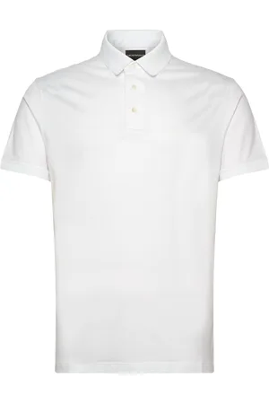 Emporio Armani Polo Shirt Tops Polos Short-sleeved White