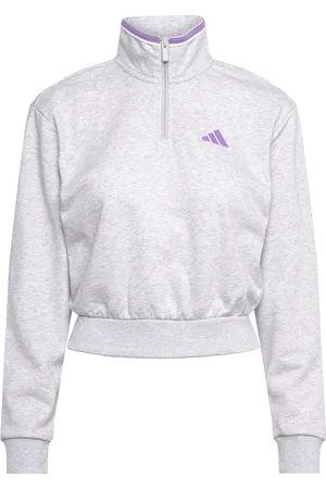 adidas W Cb 14Zip Sport Women Sport Clothing Sport Sweat-shirts & Hoodies Sport Sweat-shirts Grey
