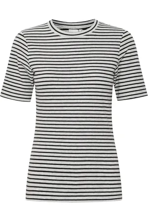 Ichi Ihmira Ss2 Tops T-shirts & Tops Short-sleeved Grey