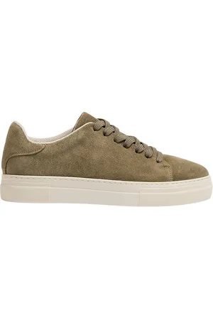 SELECTED Slhdavid Chunky Suede Sneaker Noos Matalavartiset Sneakerit Tennarit Khaki Green