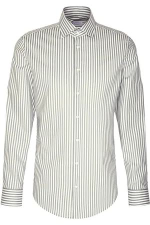 Seidensticker New Kent 98 1/1 Tops Shirts Business Green