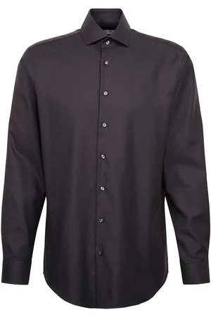 Seidensticker Cityhemden 1/1 Arm Tops Shirts Business Grey