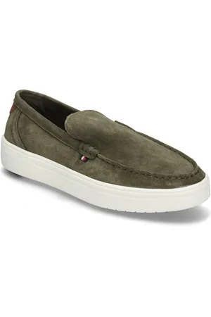 Tommy Hilfiger Modern Light Hybrid Suede Loafer Loaferit Matalat Kengät Khaki Green