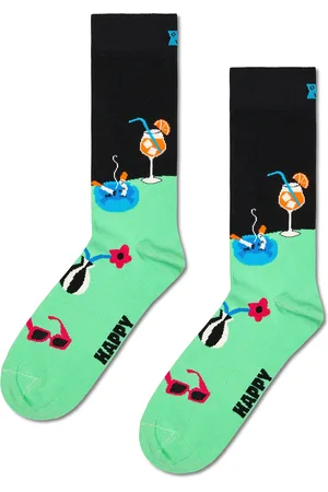 Happy Socks Late Night Sock Underwear Socks Regular Socks Green