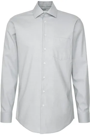 Seidensticker Business Kent Patch5 Tops Shirts Business Shirts Green