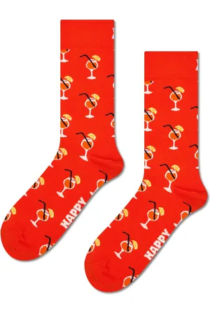 Happy Socks Orange Spritz Sock Underwear Socks Regular Socks Red