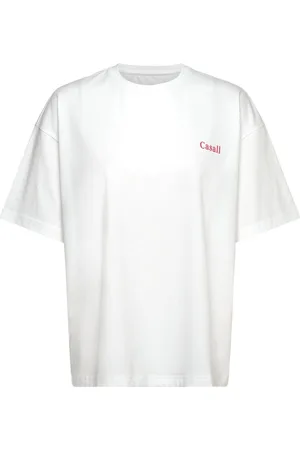 Casall Over D Cotton Blend Tee Sport Sport Clothing Sports Tops & T-shirts Sport T-shirts White