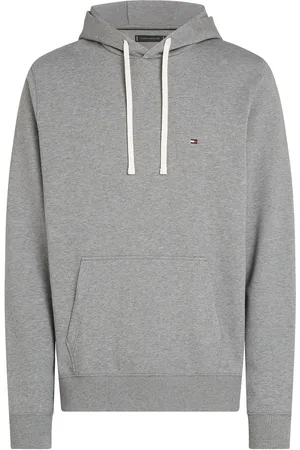 Tommy Hilfiger Essential Terry Hoody Tops Sweat-shirts & Hoodies Hoodies Grey