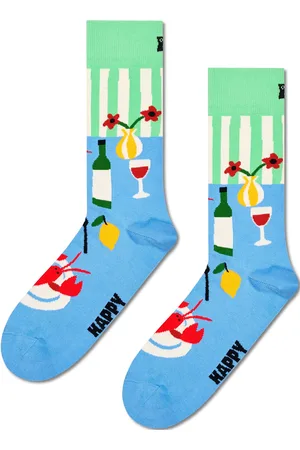 Happy Socks Dinner Sock Underwear Socks Regular Socks Blue