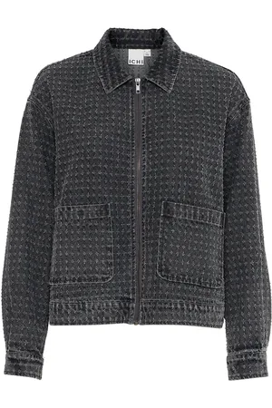 Ichi Ihangels Ja Farkkutakki Denimtakki Black