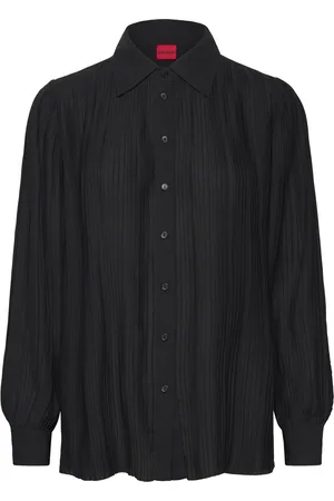 HUGO BOSS Ebreca Tops Blouses Long-sleeved Black