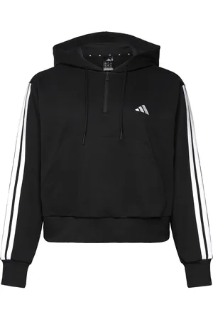 adidas W 3S Ft Qzhd In Sport Sport Clothing Sport Sweat-shirts & Hoodies Sport Hoodies Black